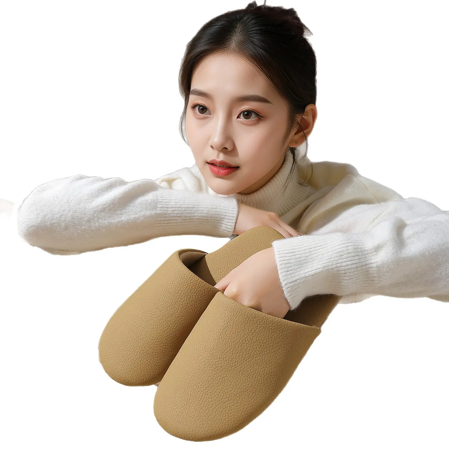 Japanese-Style Cotton Slippers Winter 2025 Thick Soled - Image 9