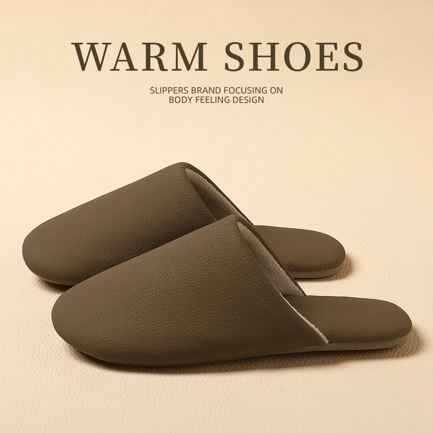 Japanese-Style Cotton Slippers Winter 2025 Thick Soled - Image 3