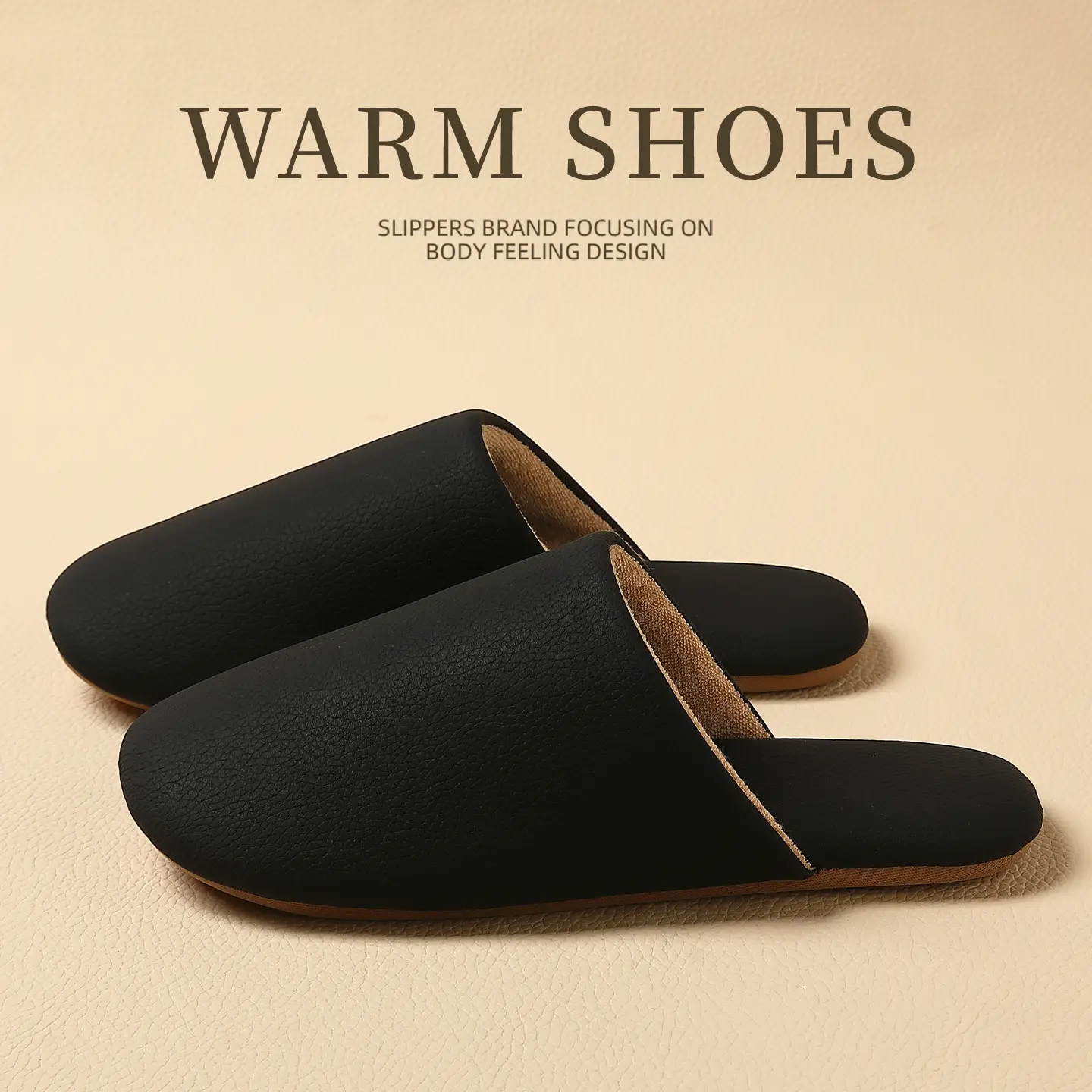 Japanese-Style Cotton Slippers Winter 2025 Thick Soled - Image 4