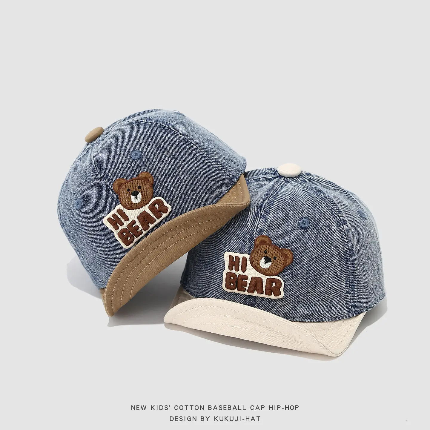 Baby Denim Cap Spring Fall Korean Style Infant Sunshade — feature 7