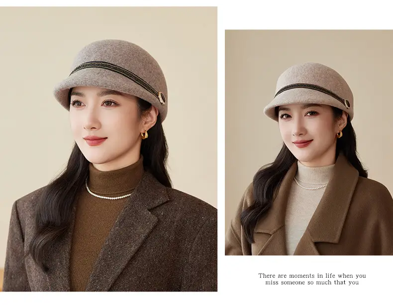 New Woolen Peaked Hat for Women Middle Age Elderly — feature 10