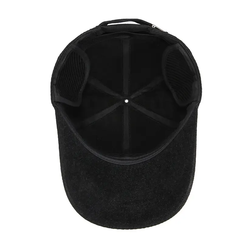 Men's Black Baseball Cap with "SPORT" Logo - Image 8