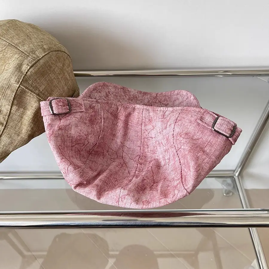 Pink Embroidered Baseball Cap for Girls - Image 8