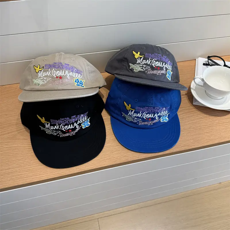 Korean Version Ins Cute Cartoon Embroidered Baseball Cap for Women - Image 4