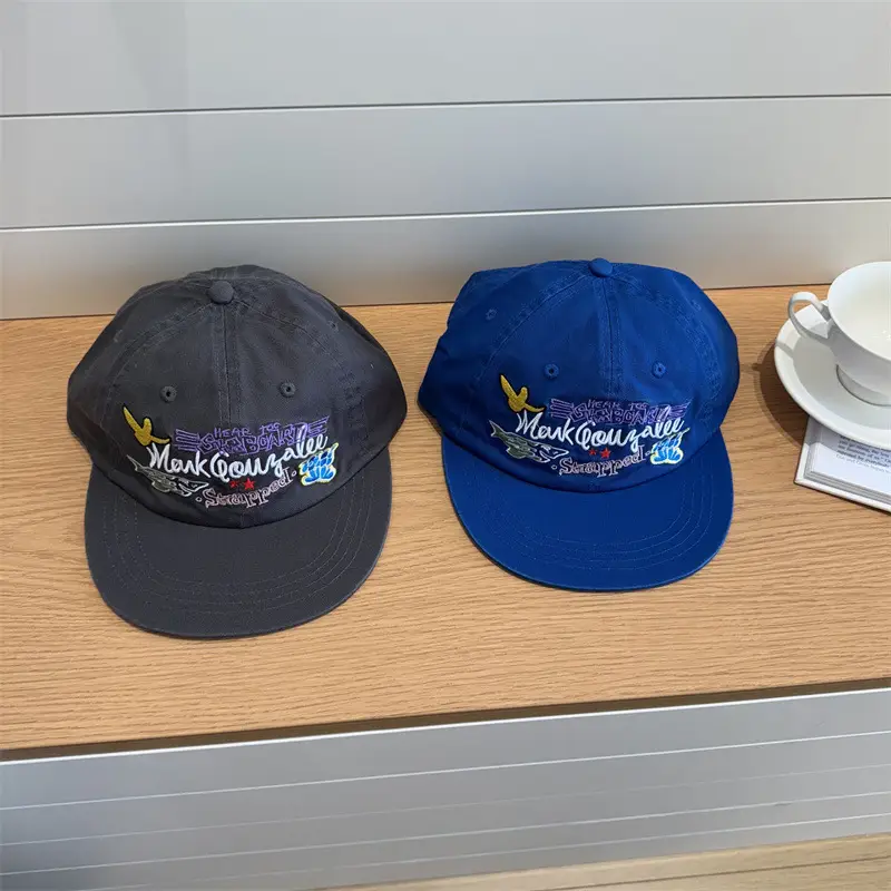 Korean Version Ins Cute Cartoon Embroidered Baseball Cap for Women - Image 5