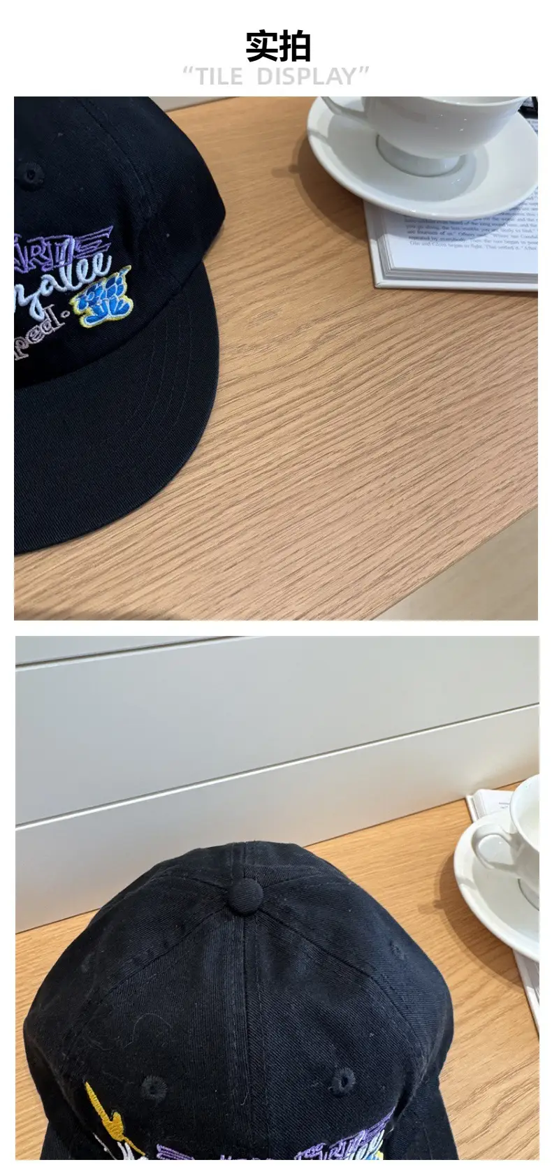 Korean Version Ins Cute Cartoon Embroidered Baseball Cap for Women — feature 4