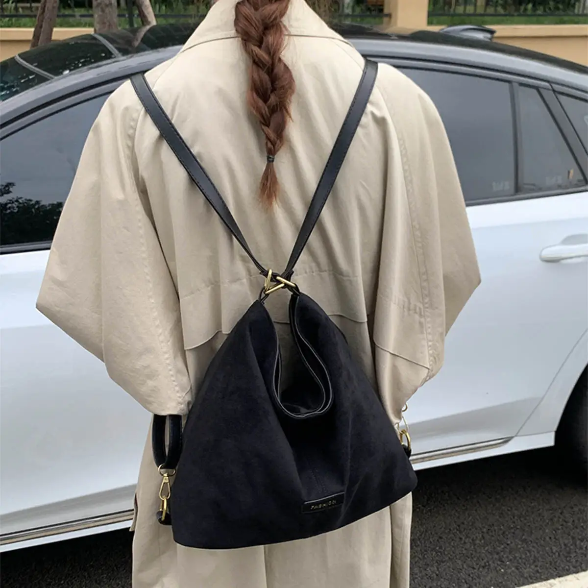Black Crossbody Bag for Women Large Capacity Casual Versatile — feature 32