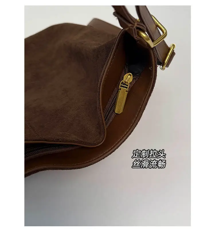 Black Crossbody Bag for Women Large Capacity Casual Versatile — feature 7