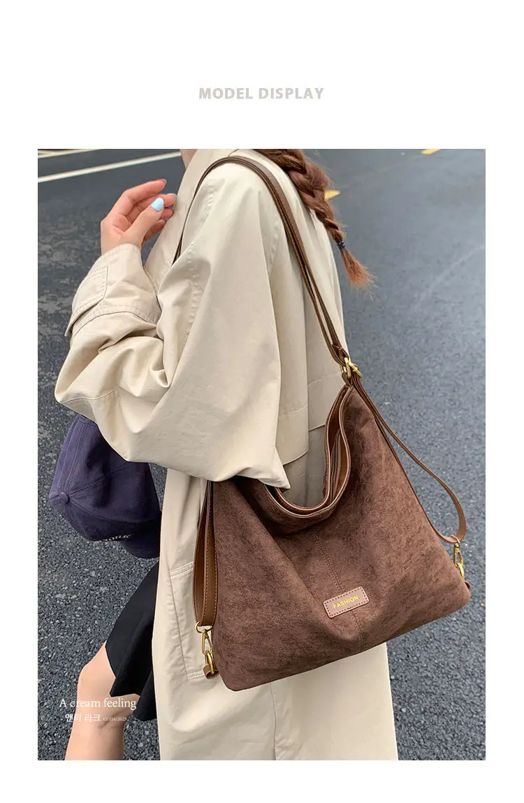 Black Crossbody Bag for Women Large Capacity Casual Versatile — feature 9
