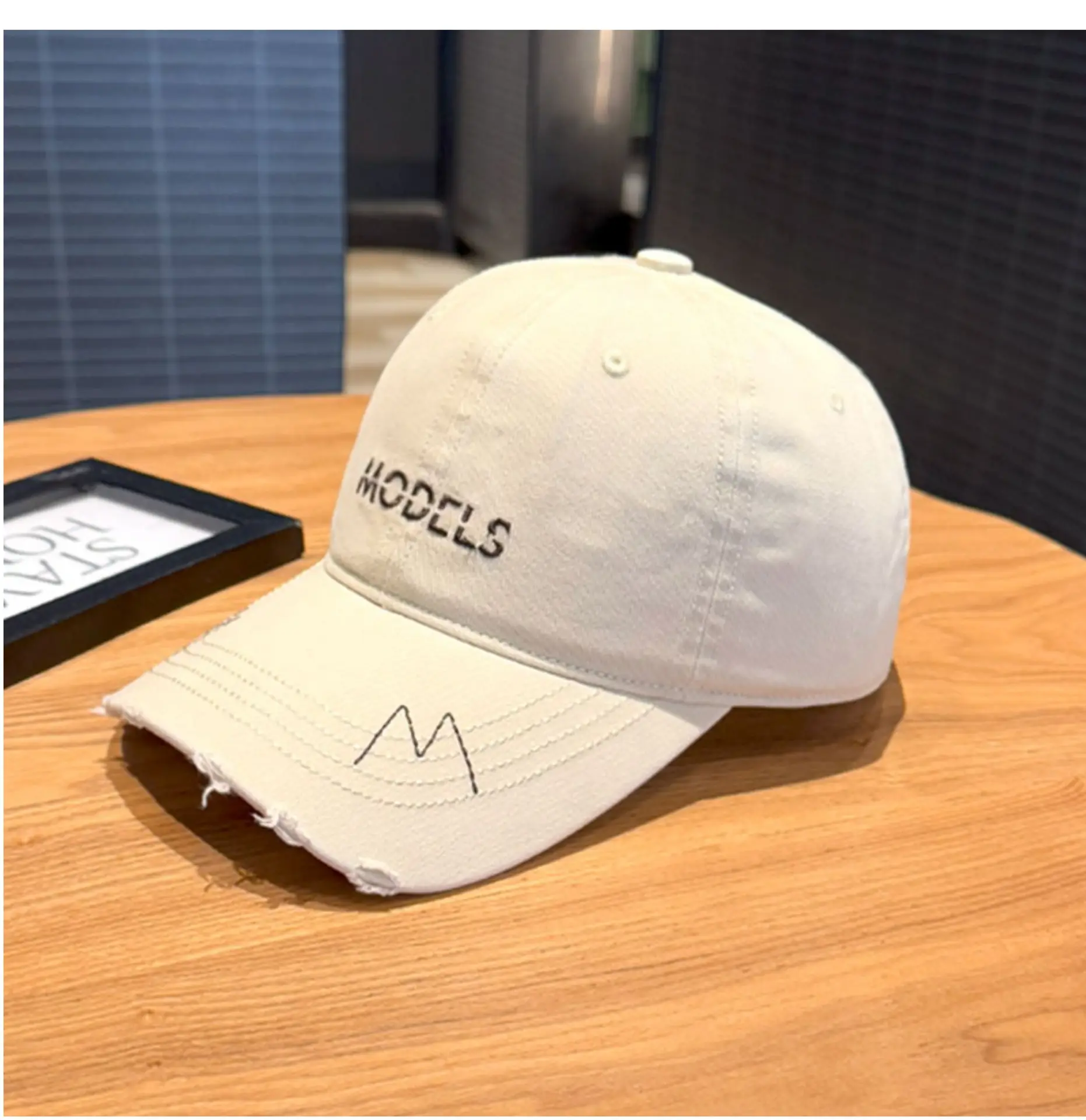 Korean Style Purple Baseball Caps with Embroidered M — feature 10