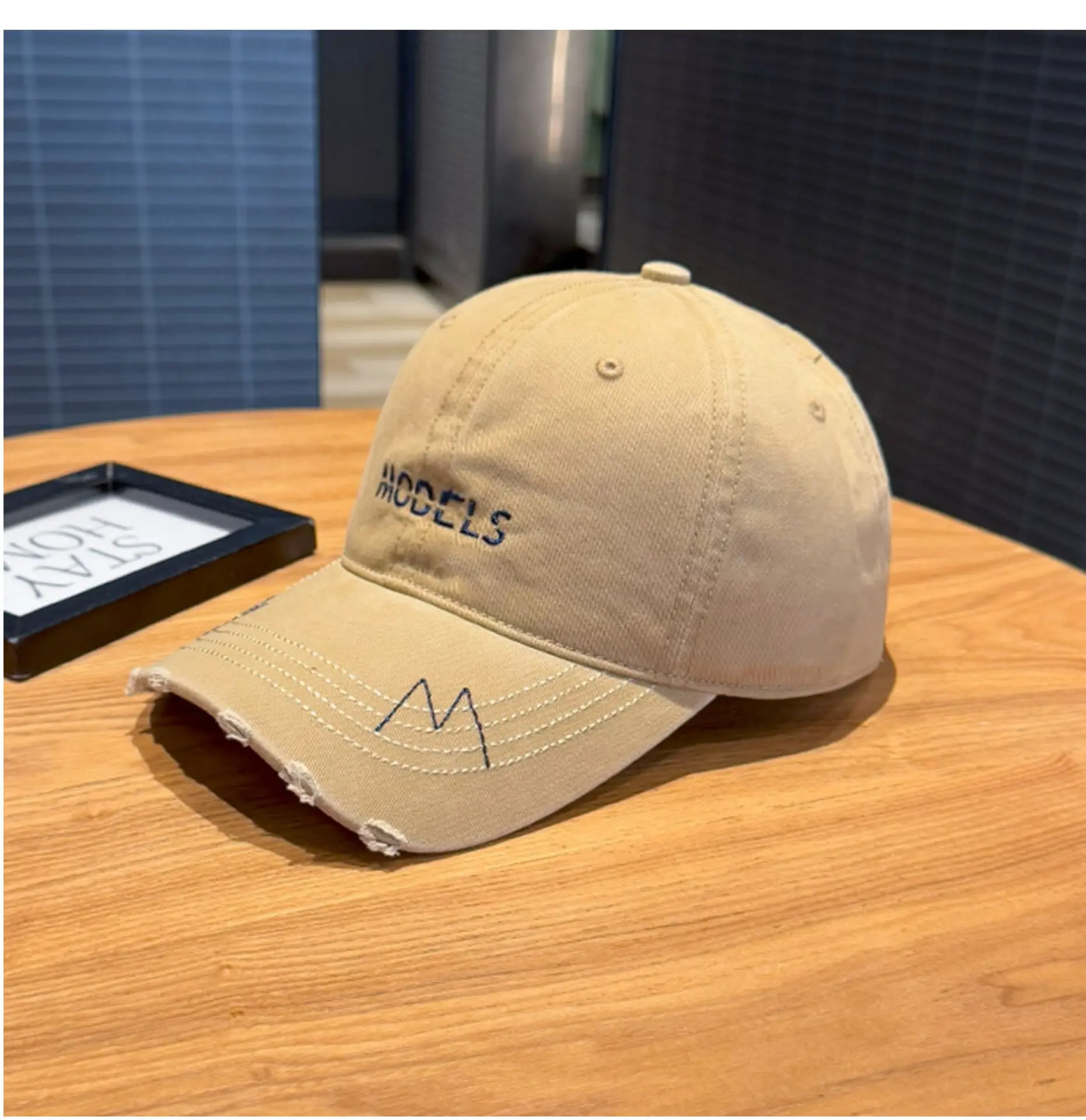 Korean Style Purple Baseball Caps with Embroidered M — feature 11