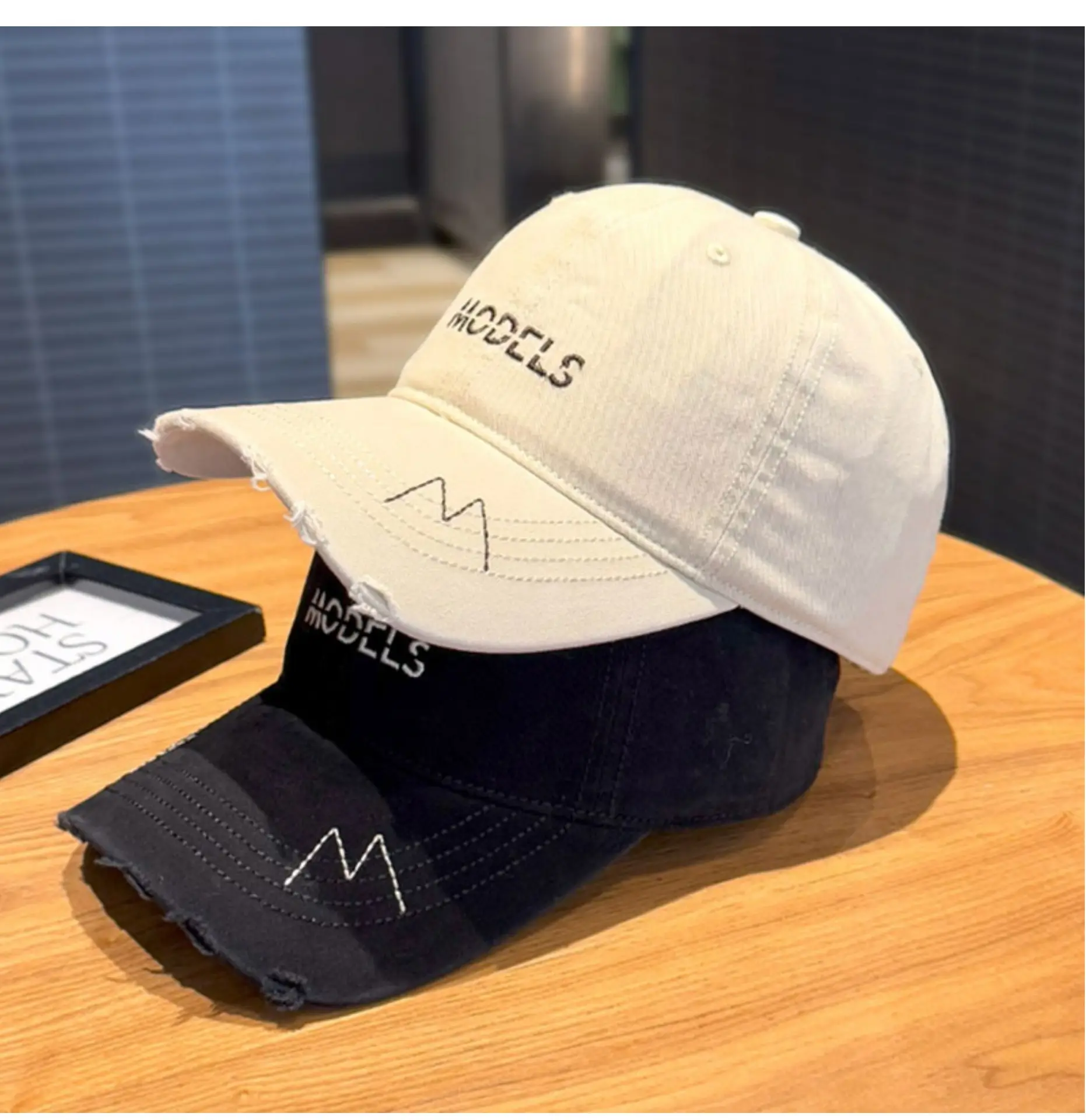 Korean Style Purple Baseball Caps with Embroidered M — feature 4