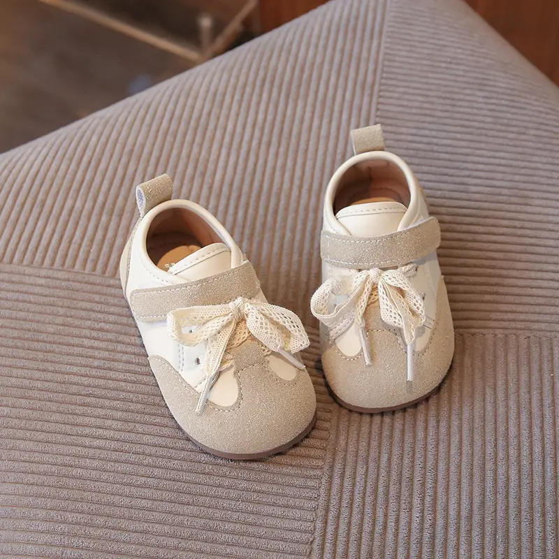 Korean Style Baby Girl Leather Shoes Wear-Resistant Soft Sole Baby Toddler Shoes Casual Girls Bean Spring and Autum New Children's Shoes - Image 6