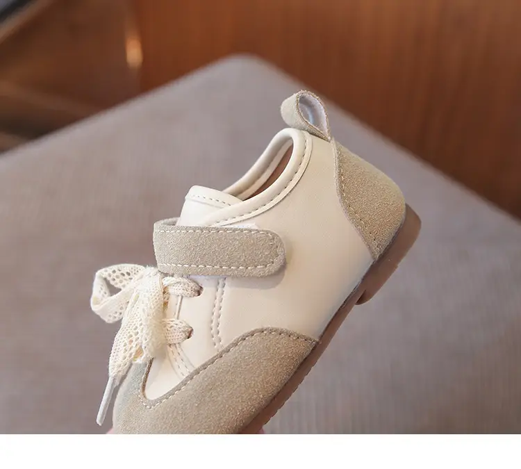 Korean Style Baby Girl Leather Shoes Wear-Resistant Soft Sole Baby Toddler Shoes Casual Girls Bean Spring and Autum New Children's Shoes — feature 19