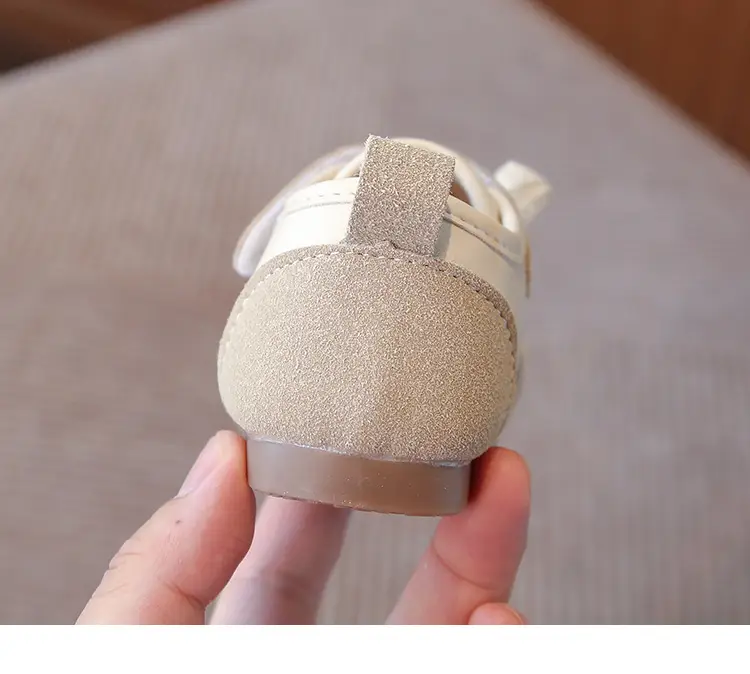 Korean Style Baby Girl Leather Shoes Wear-Resistant Soft Sole Baby Toddler Shoes Casual Girls Bean Spring and Autum New Children's Shoes — feature 21