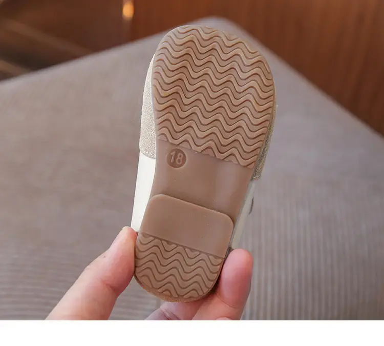 Korean Style Baby Girl Leather Shoes Wear-Resistant Soft Sole Baby Toddler Shoes Casual Girls Bean Spring and Autum New Children's Shoes — feature 22