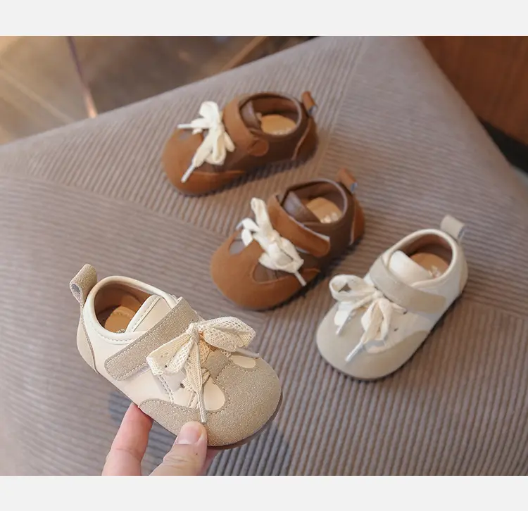 Korean Style Baby Girl Leather Shoes Wear-Resistant Soft Sole Baby Toddler Shoes Casual Girls Bean Spring and Autum New Children's Shoes — feature 7
