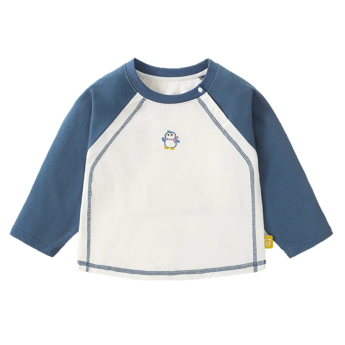 Kaka Panda Boys Long Sleeve T-Shirt Set Blue White