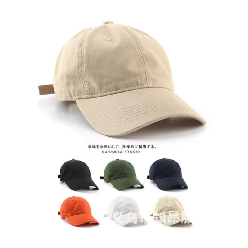 Men's White Baseball Cap with Curved Brim - Image 11
