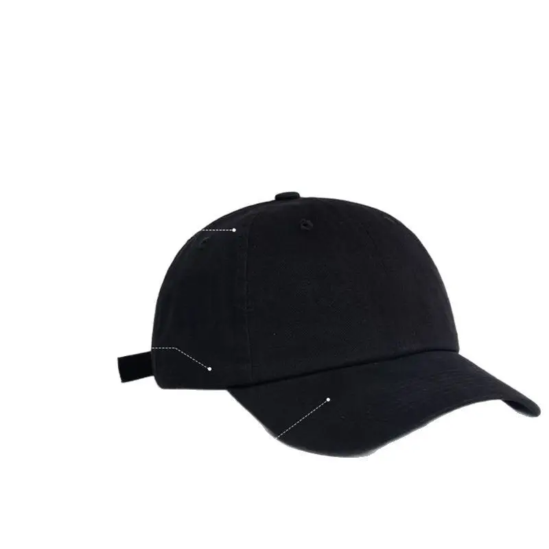 Men's White Baseball Cap with Curved Brim - Image 13