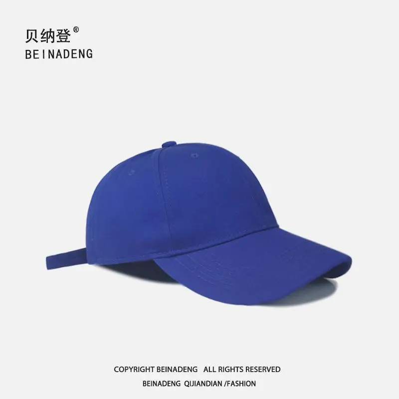 Men's White Baseball Cap with Curved Brim - Image 4