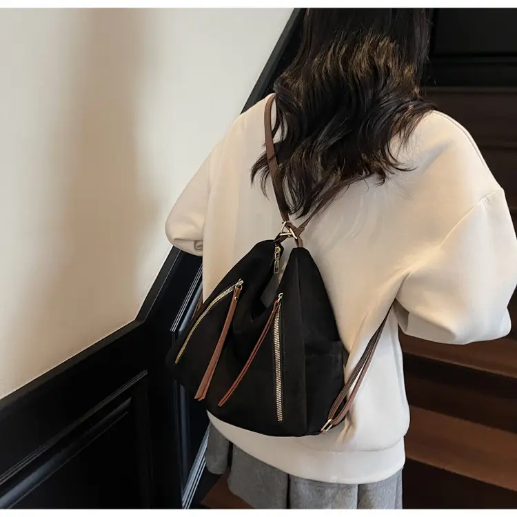 Women Retro Suede Shoulder Tote Bag Brown 2025 — feature 20