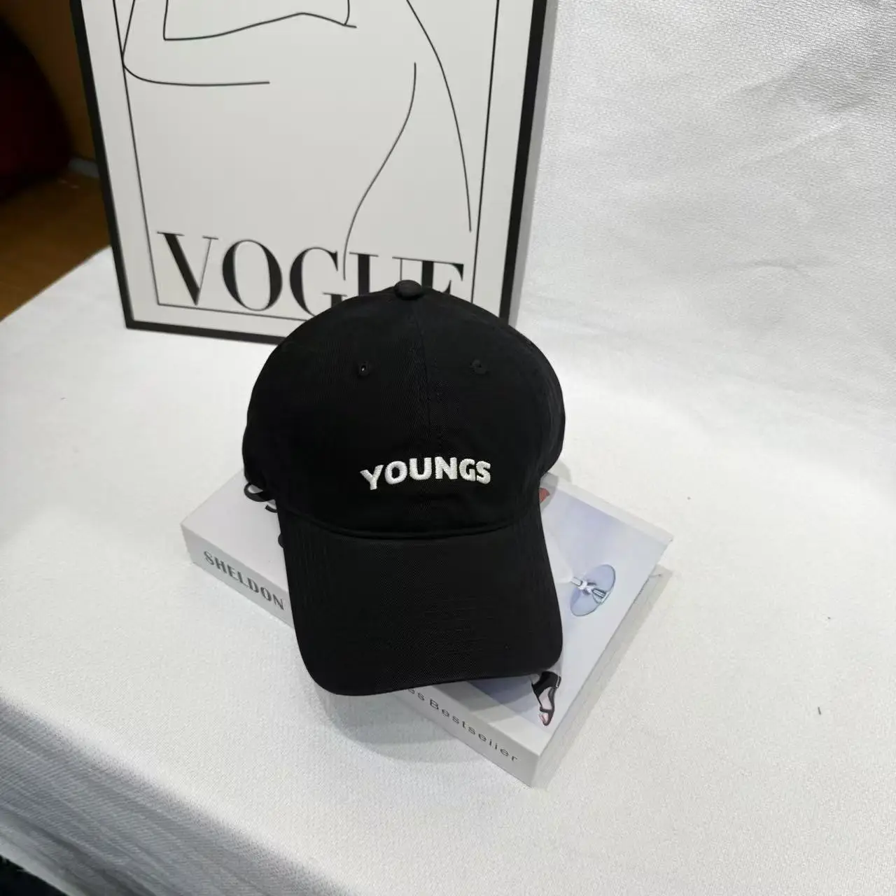 Youngs Letter 3D Embroidered Cap Maroon Early Autumn - Image 3