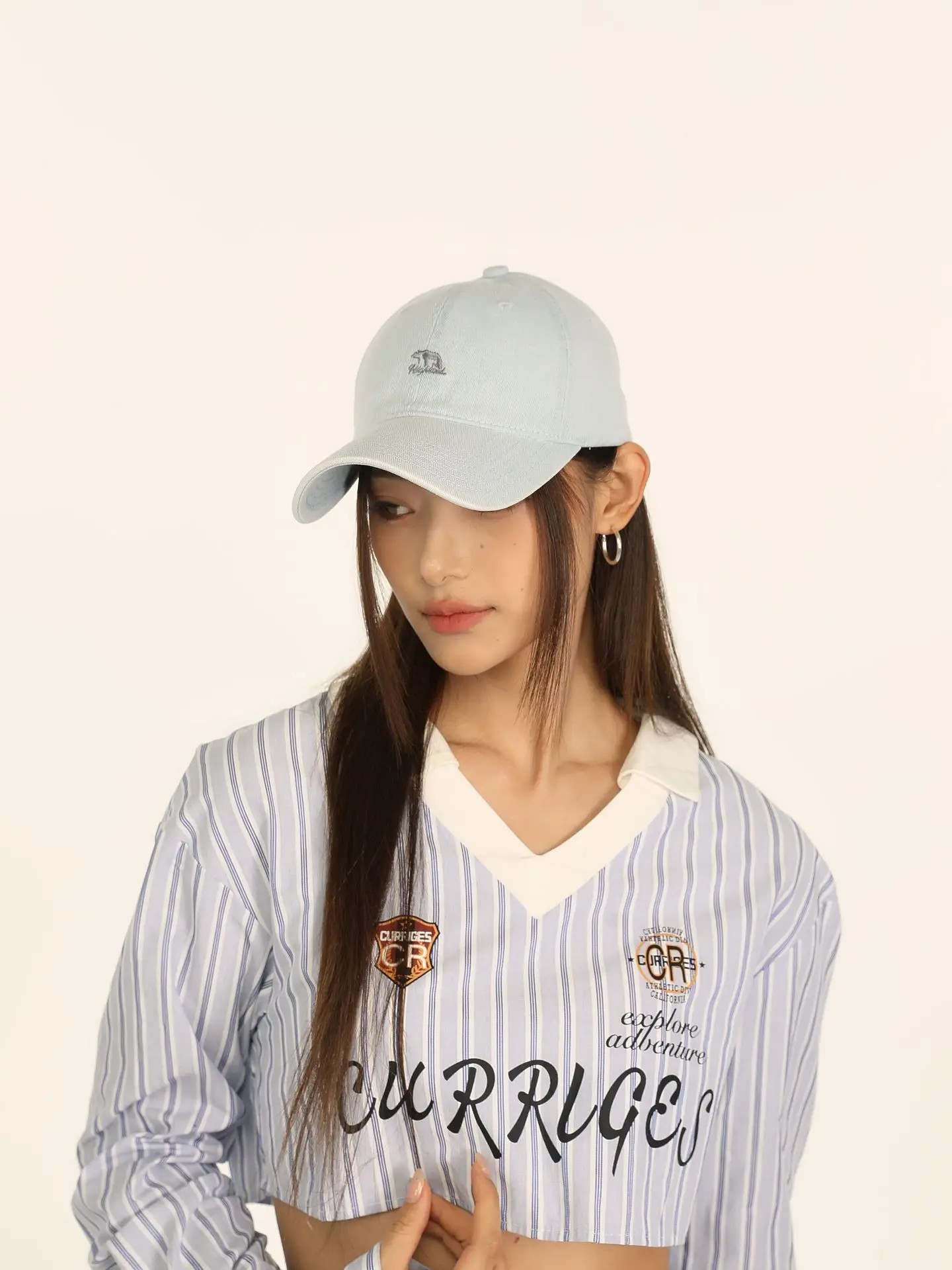 Women Bear Denim Cap 2026 Wide Brim Couple Style — feature 17