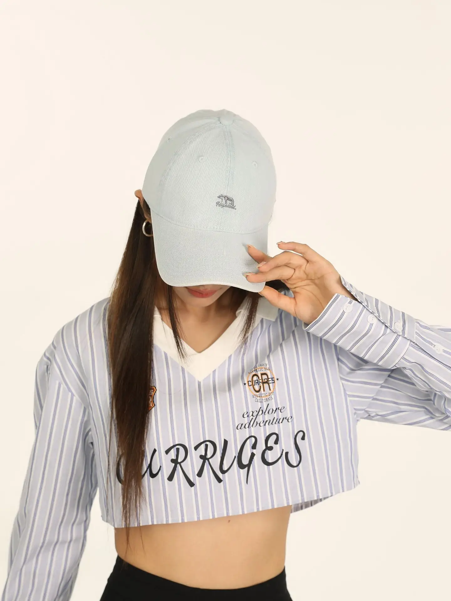 Women Bear Denim Cap 2026 Wide Brim Couple Style — feature 21