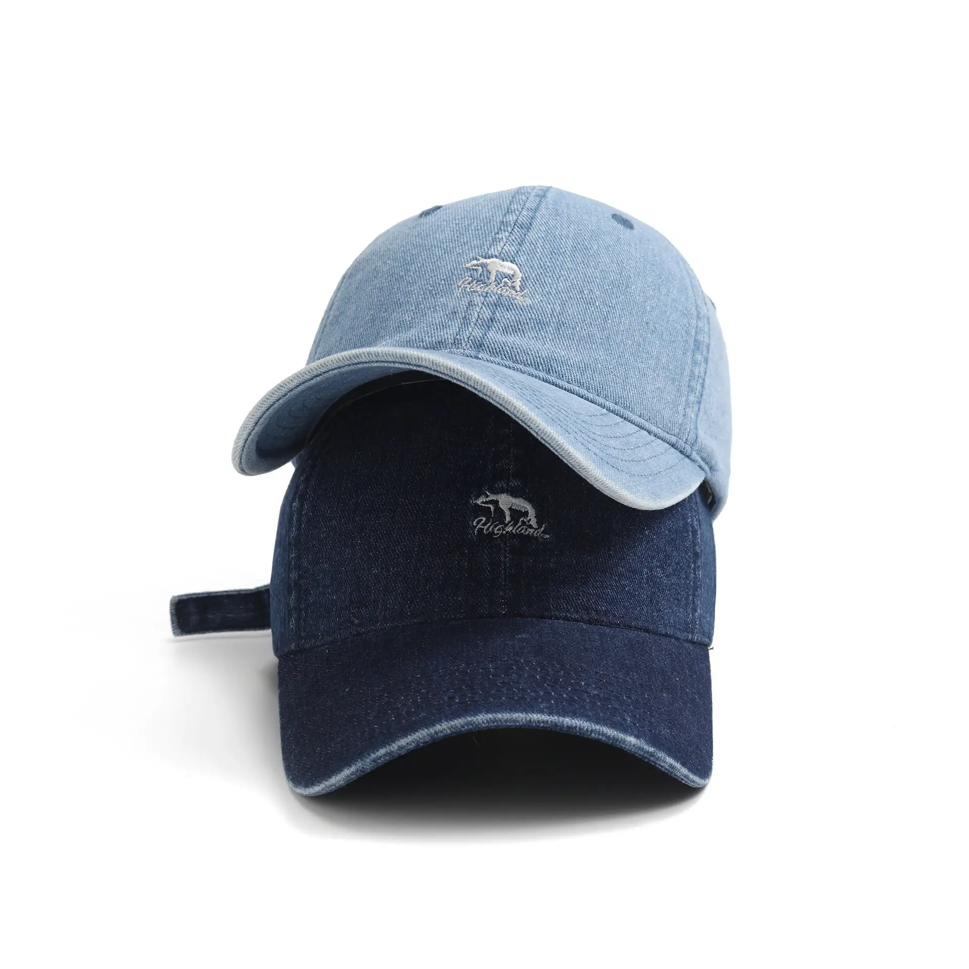 Women Bear Denim Cap 2026 Wide Brim Couple Style — feature 7