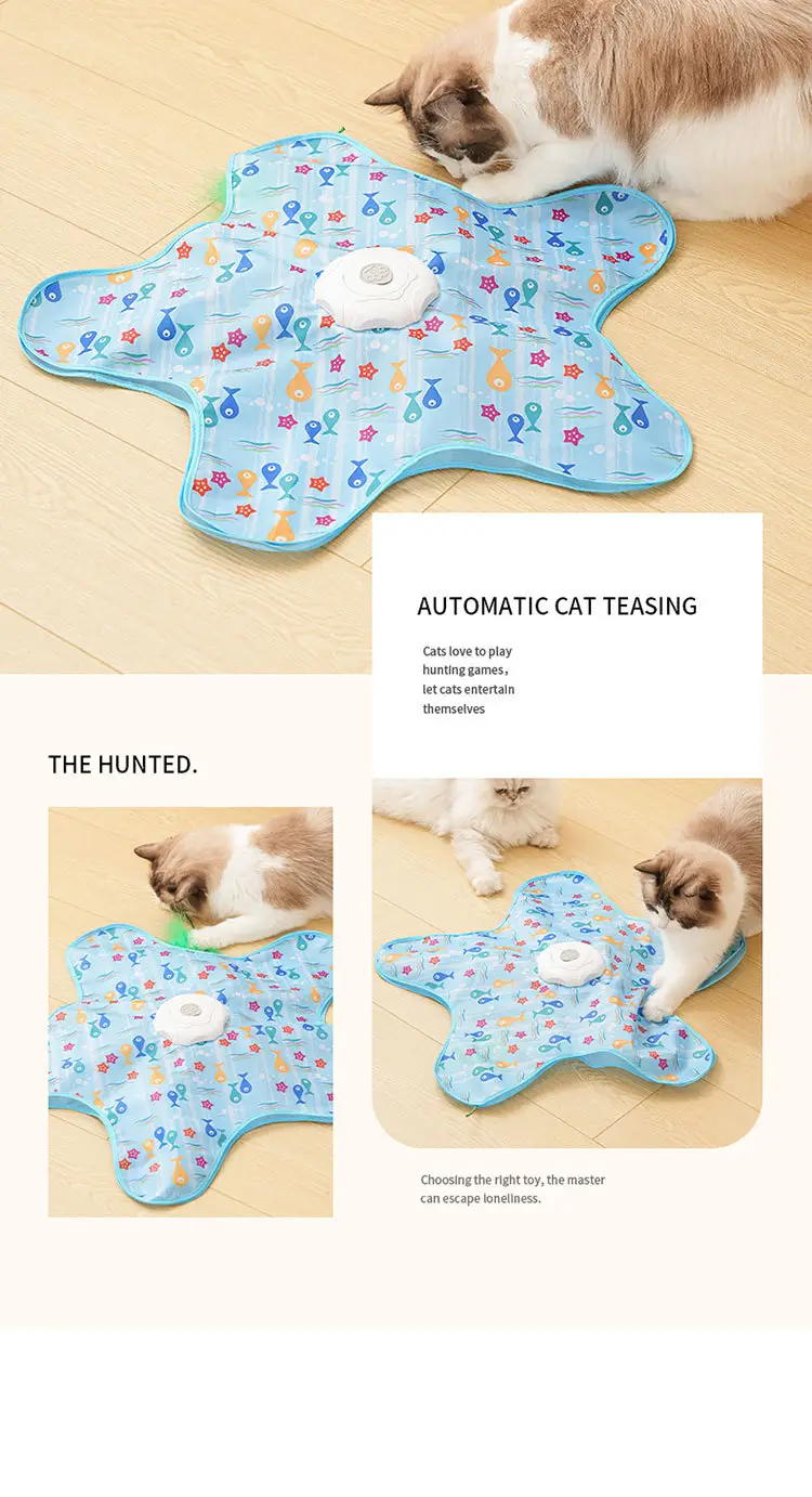 Pet Supplies Cat Toys Hunting Cover Game Cover Self-Entertainment Boredom Relief Hideout Cover Dog Stress Relief Electric Toy — feature 16