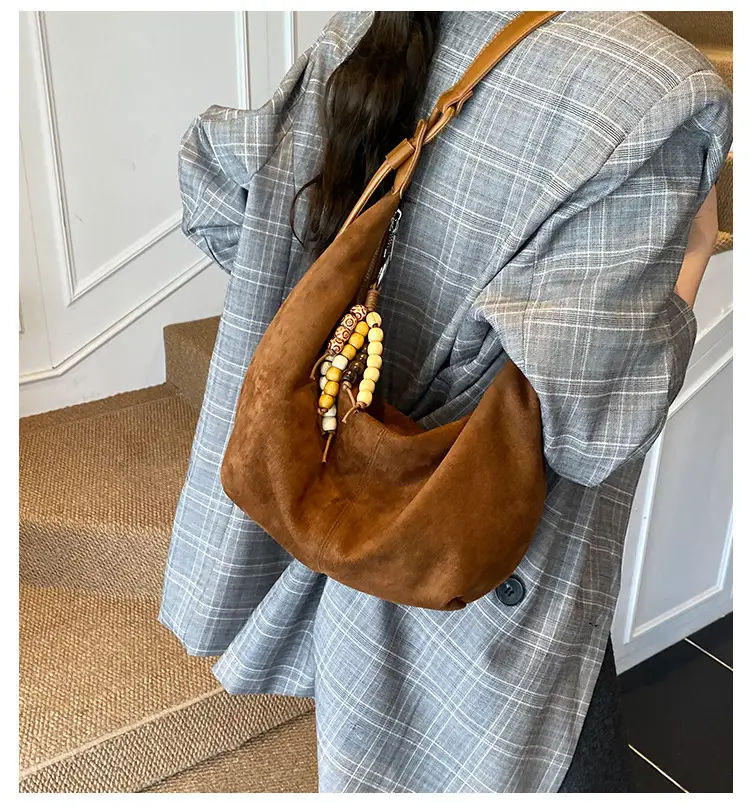 Brown Retro Crossbody Bag for Women 2026 — feature 2