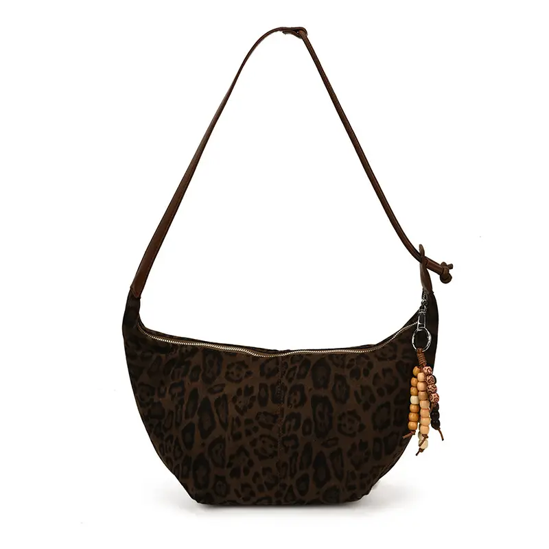 Brown Retro Crossbody Bag for Women 2026