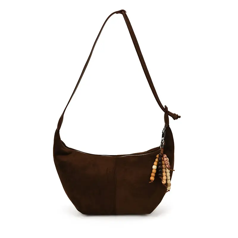 Brown Retro Crossbody Bag for Women 2026
