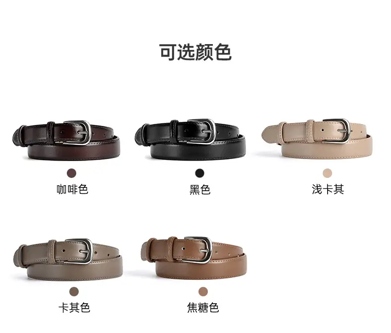 Women Genuine Leather Belt Brown Wide Decorative Belt β feature 3