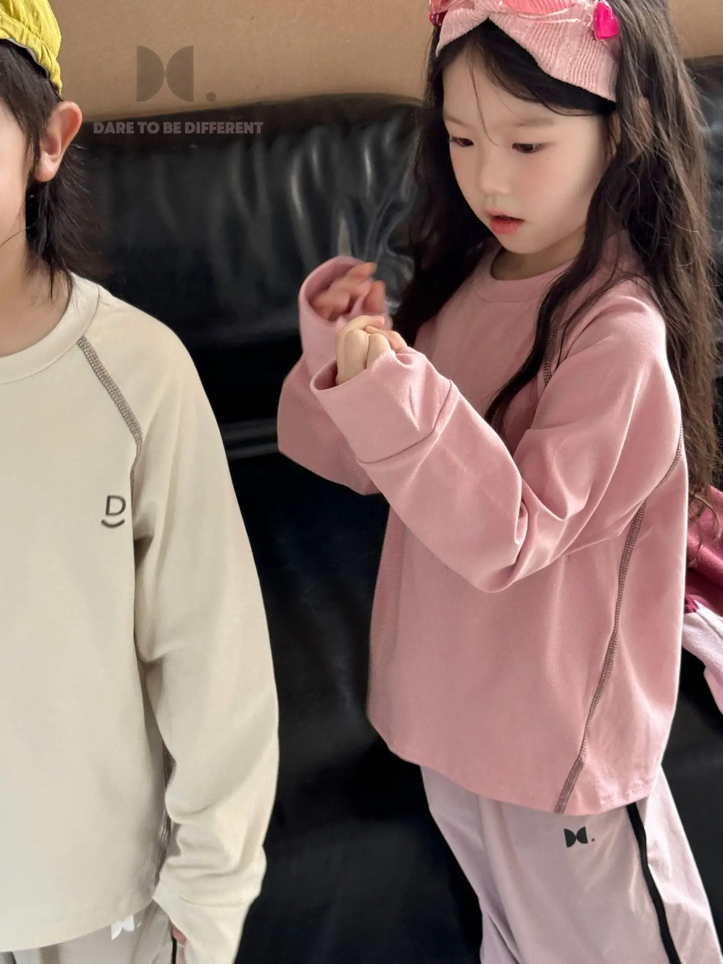 Kids Matching T-Shirt Set Spring Autumn Raglan Sleeve Bottoming β feature 12