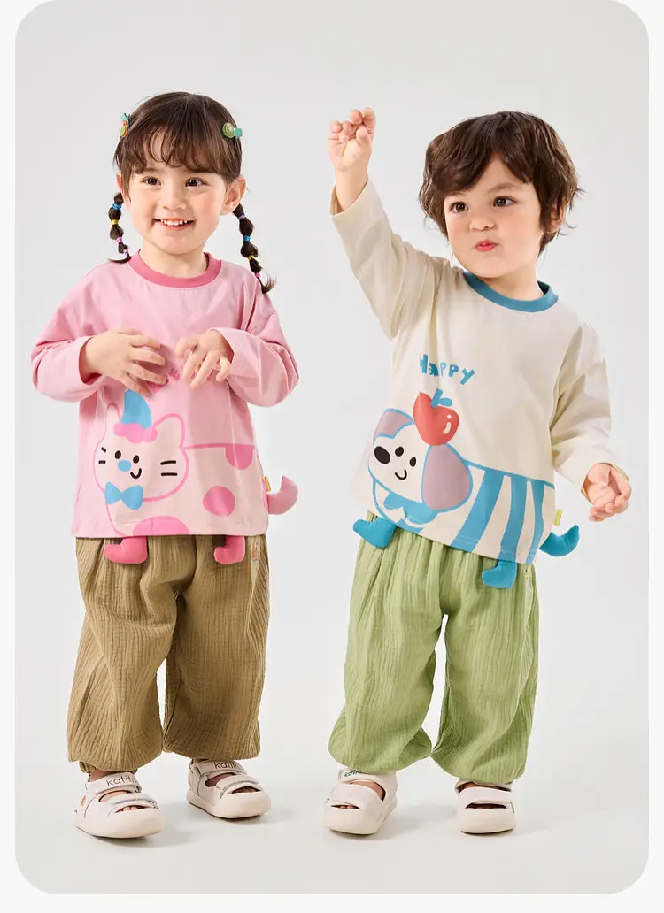 Dudujia Baby Striped T-Shirt for Boys Girls 7A Antibacterial — feature 15