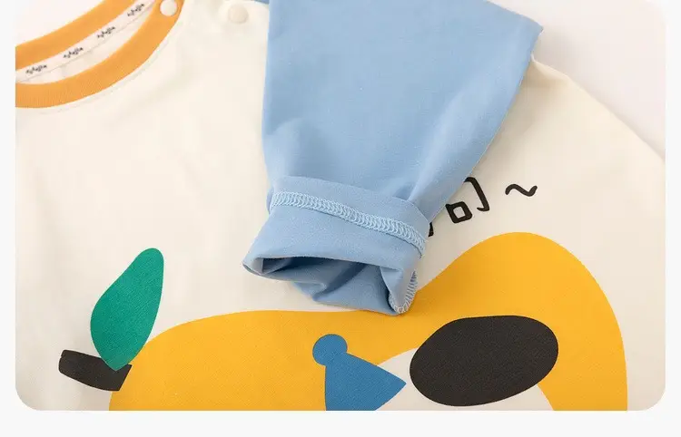 Dudujia Baby Striped T-Shirt for Boys Girls 7A Antibacterial — feature 41