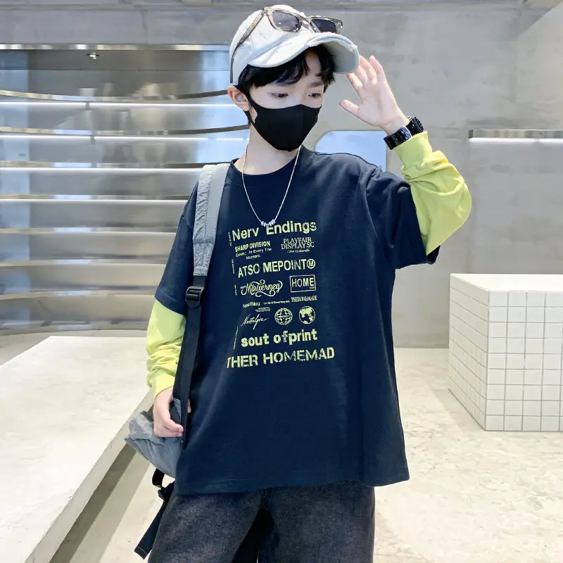 Children's Cool T-Shirt Navy Blue Spring 2026 - Image 4