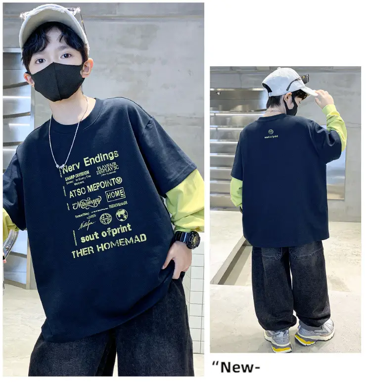 Children's Cool T-Shirt Navy Blue Spring 2026 — feature 10