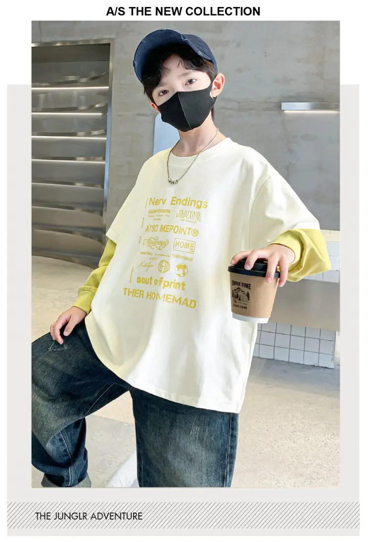 Children's Cool T-Shirt Navy Blue Spring 2026 — feature 12