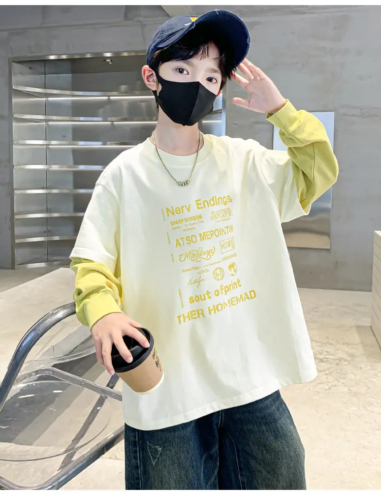 Children's Cool T-Shirt Navy Blue Spring 2026 — feature 14