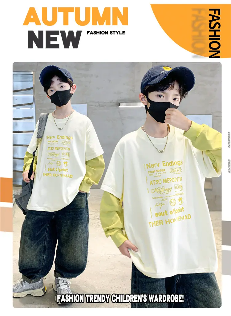 Children's Cool T-Shirt Navy Blue Spring 2026 — feature 2