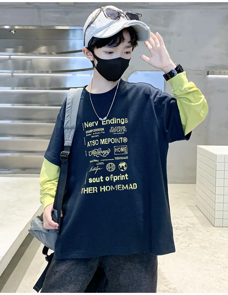 Children's Cool T-Shirt Navy Blue Spring 2026 — feature 9