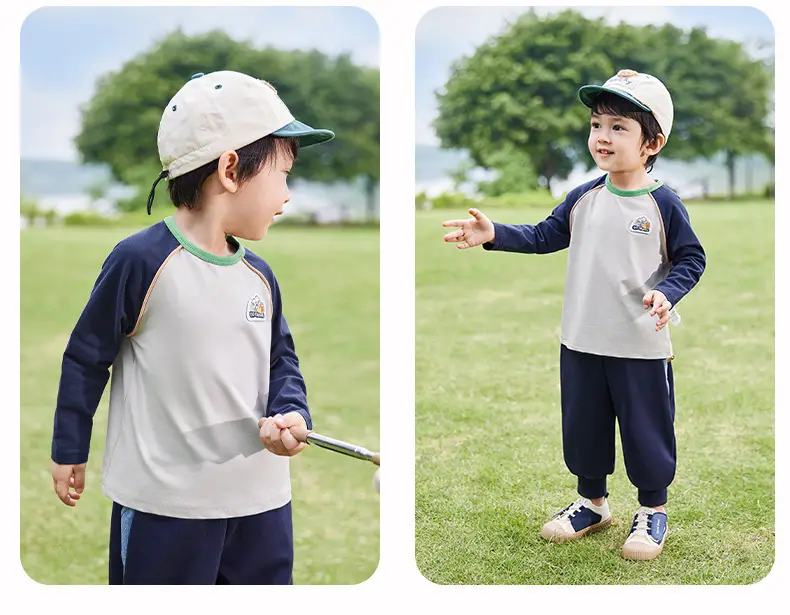 Boys' Base Layer Shirt Baby Spring Top Long Sleeve T-Shirt — feature 18