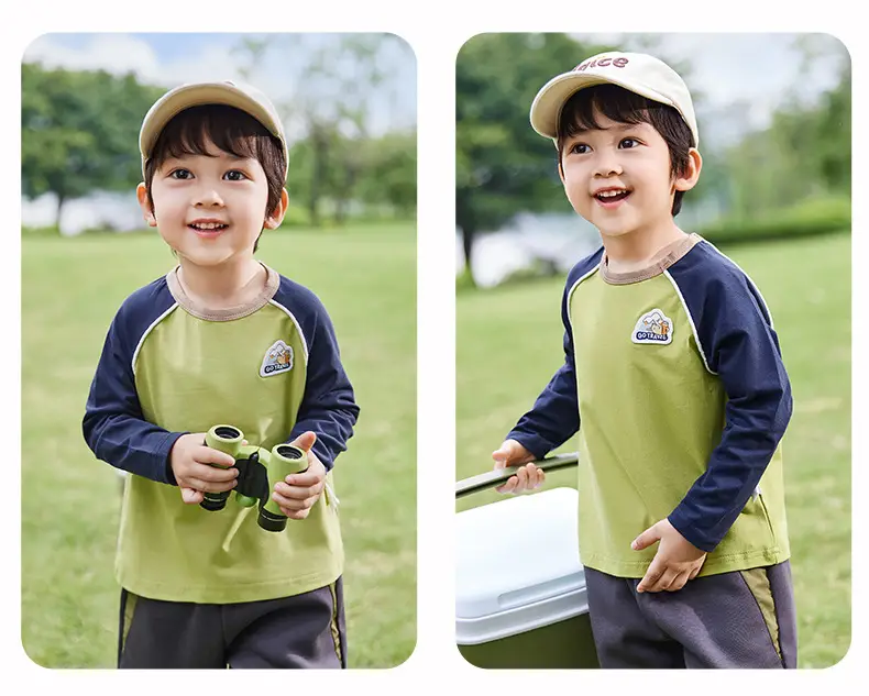Boys' Base Layer Shirt Baby Spring Top Long Sleeve T-Shirt — feature 20