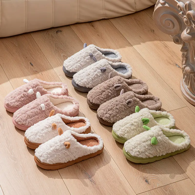 Cross-Border Cotton Slippers for Women Autumn Winter Stain Resistant - Image 7