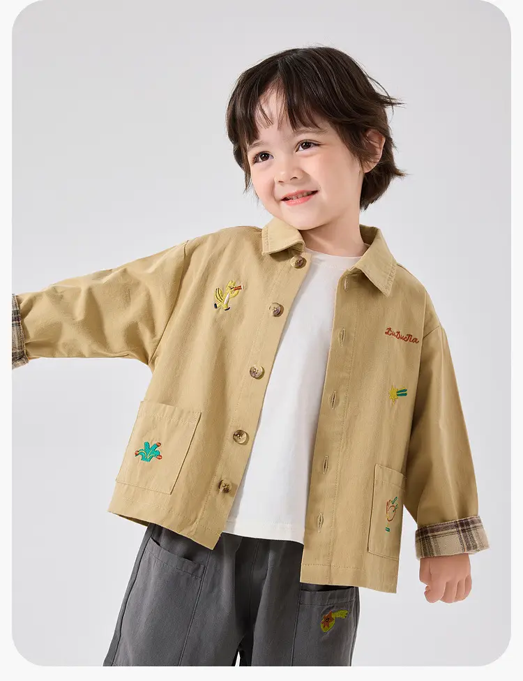 Kids Windbreaker Jacket Yellow Cream Raglan Sleeve T-Shirt — feature 12