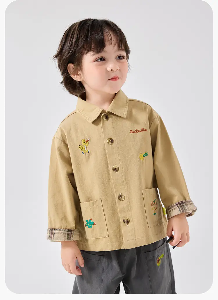 Kids Windbreaker Jacket Yellow Cream Raglan Sleeve T-Shirt — feature 15