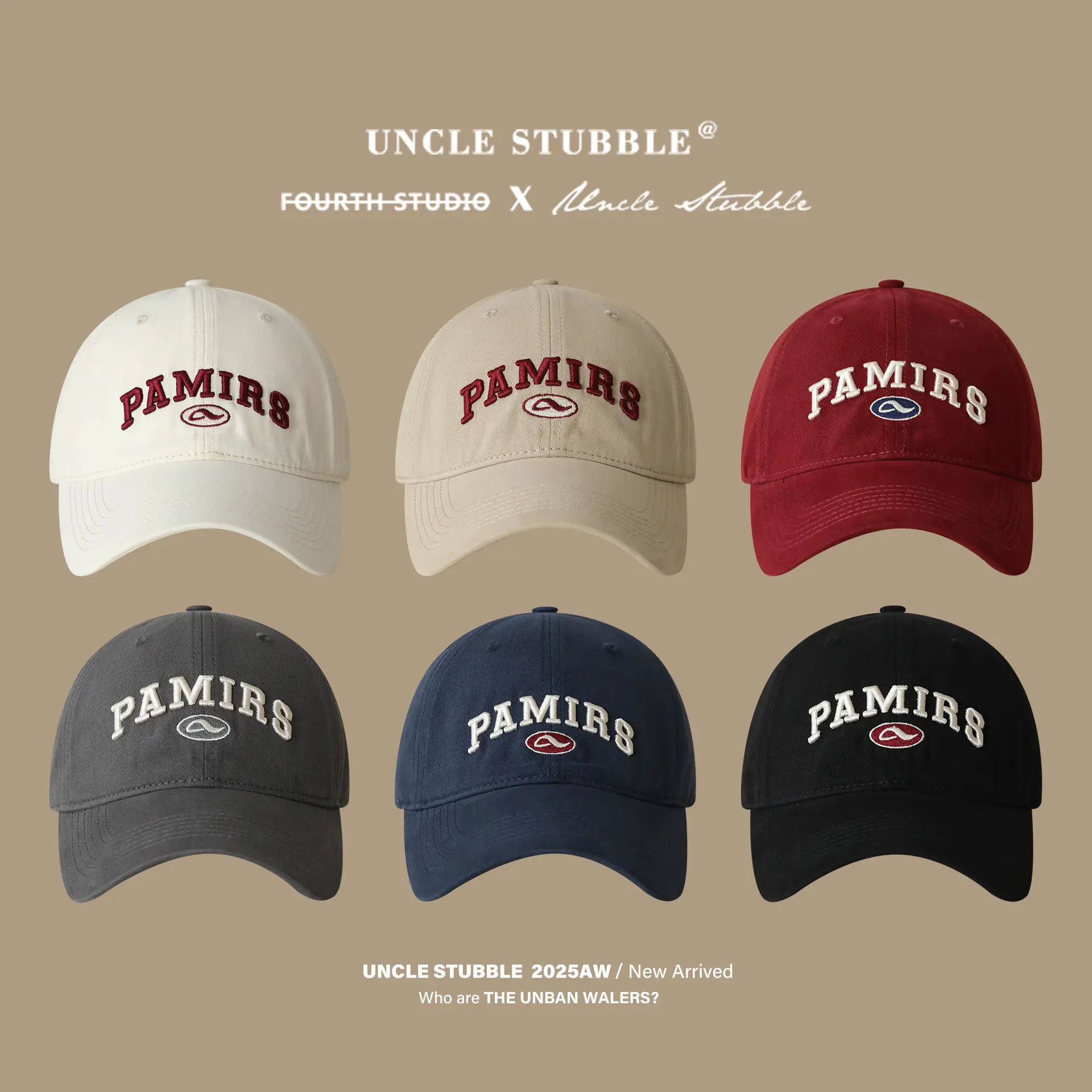 Uncle Stubble Navy Blue Baseball Cap with "Pamire" Embroidery - Image 7